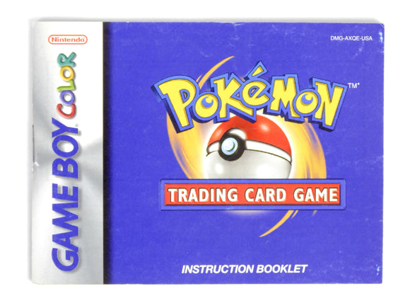 Pokemon Trading Card Game [Manual] (Game Boy Color)