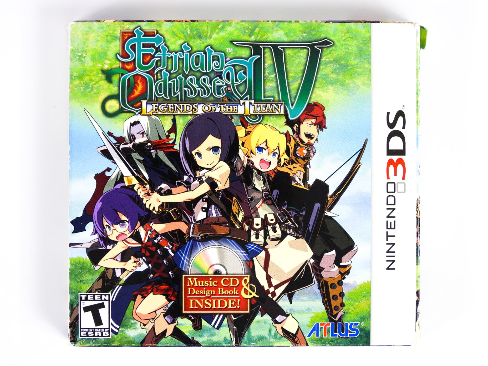 Like new entrian odyssey IV 4 legends of store the titan by atlus for Nintendo 3DS