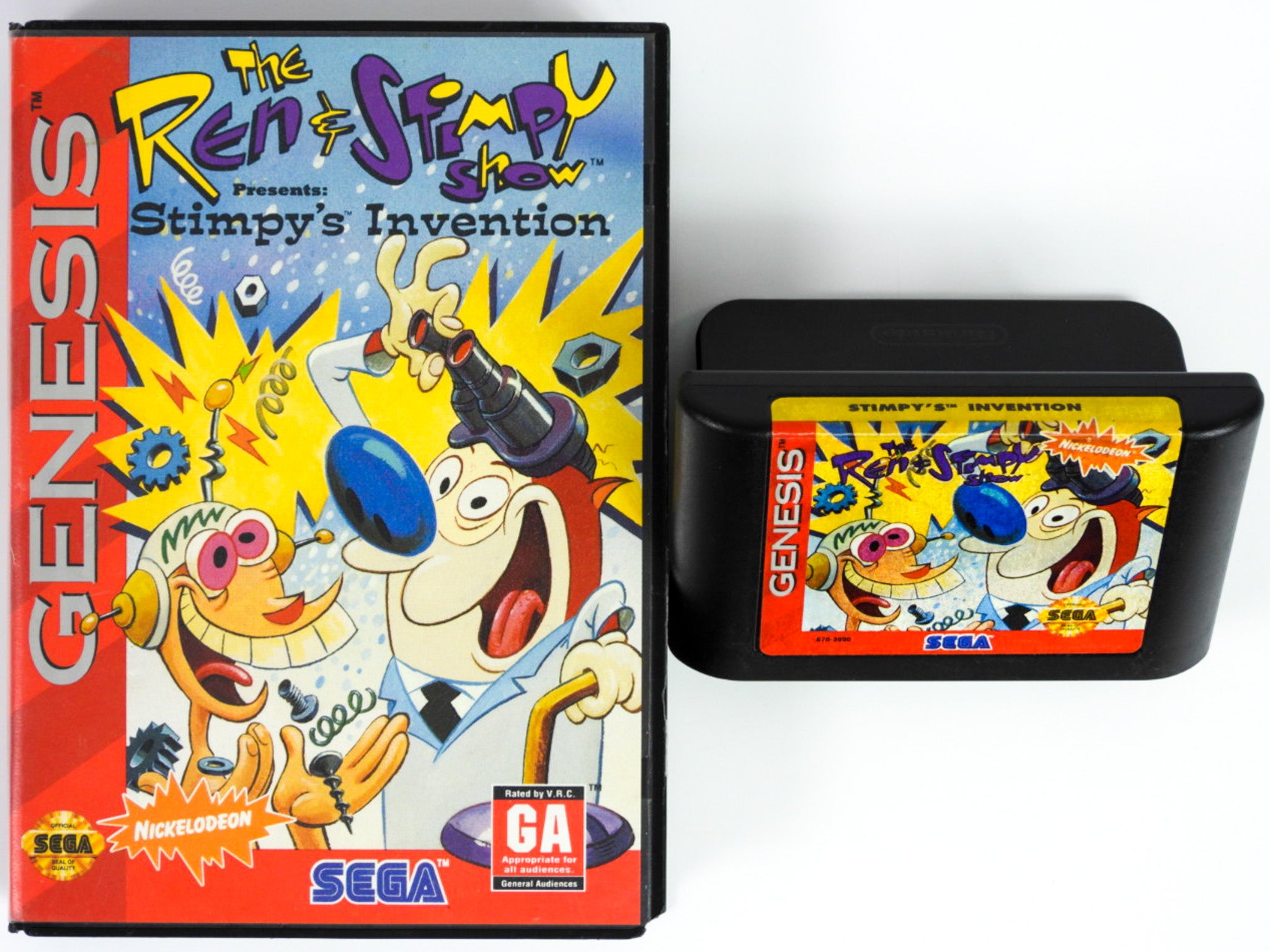 Stimpy Computer Frame The Ren And Stimpy Show Stimpy's Invention (Sega Genesis) – RetroMTL