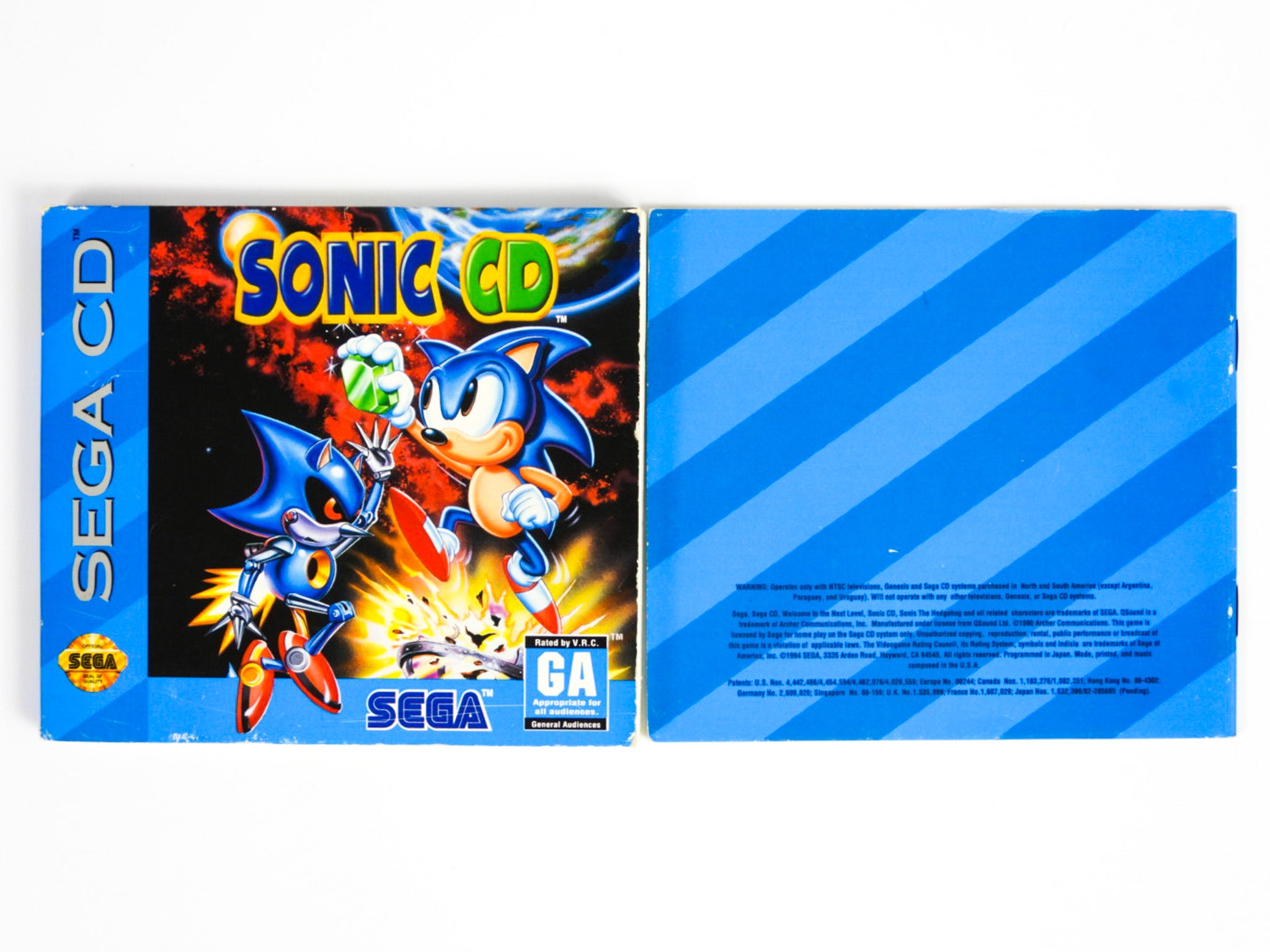 Sonic CD [Not For Resale] (Sega CD) – Retro MTL