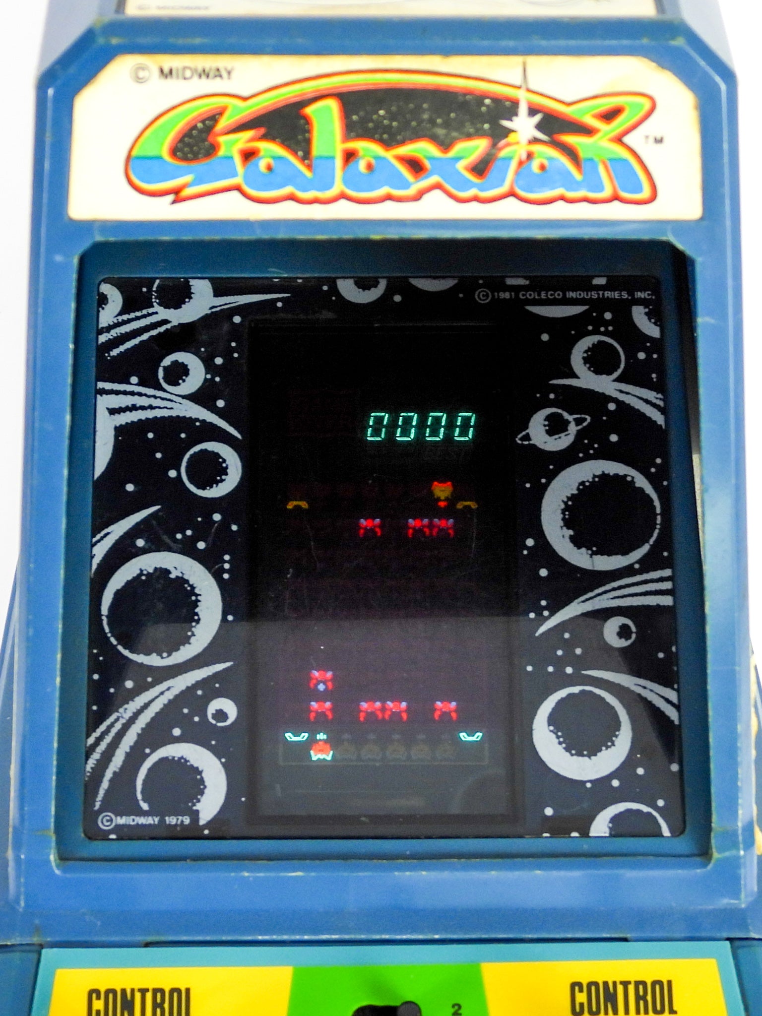 Coleco Galaxian mini tabletop 2024 arcade game