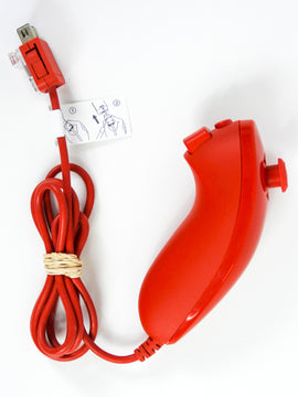 Red Wii Nunchuk Controller (Nintendo Wii)