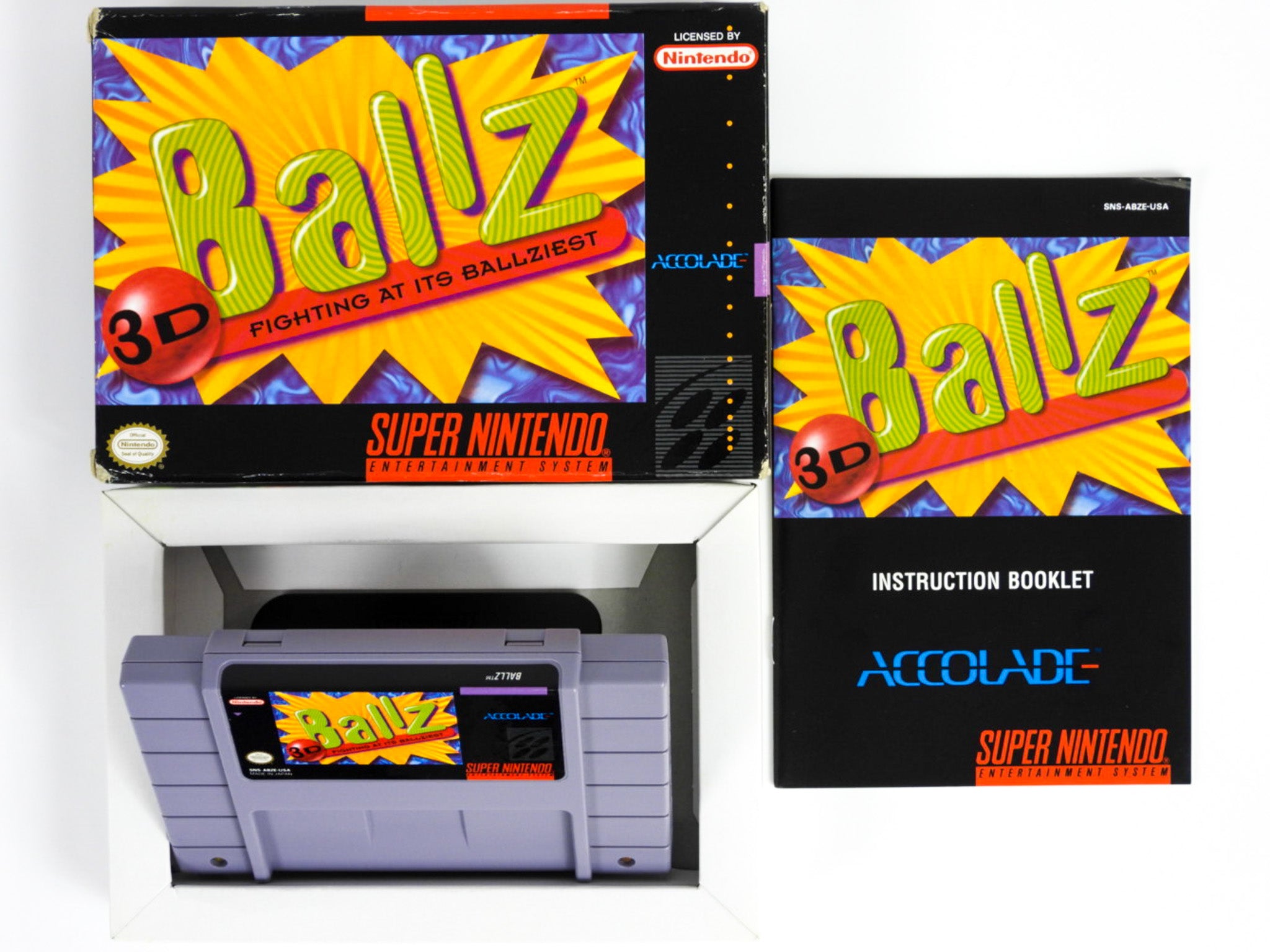 Ballz 3D (Super Nintendo / SNES) – Retro MTL