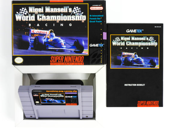 Nigel Mansell's World Championship Racing (Super Nintendo / SNES)