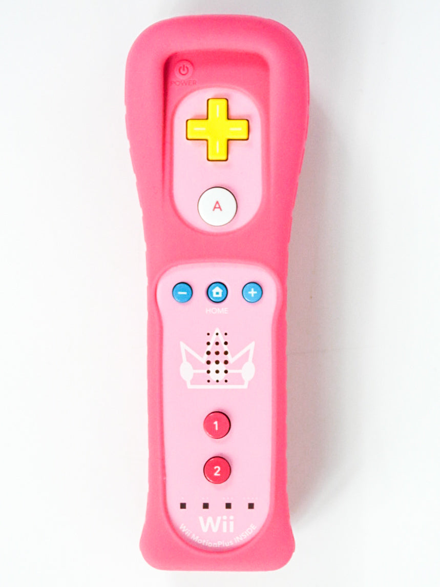 Princess Peach Wii Remote high quality + Remote Covering