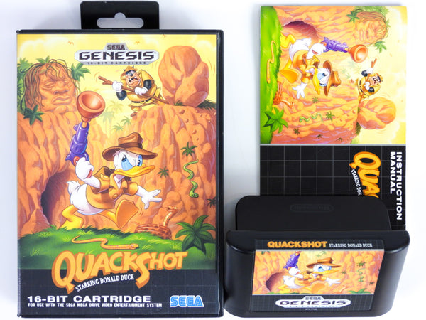Sega Mega Drive - Quackshot Starring Donald Duck - Consoles