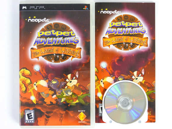 Neopets Petpet Adventures The Wand of Wishing (Playstation Portable / PSP)