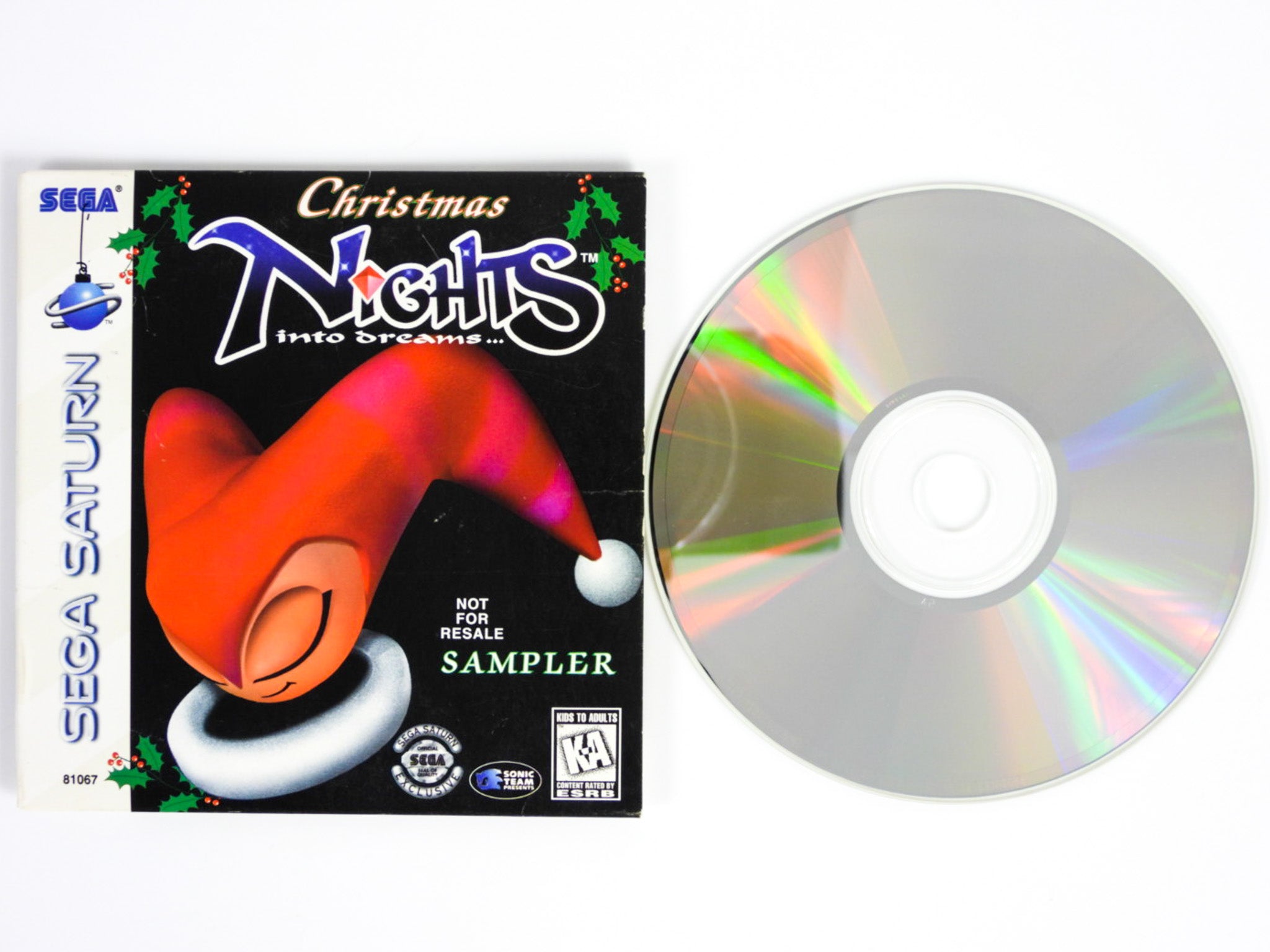 Christmas Nights into Dreams sampler for store Sega Saturn