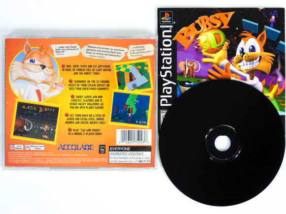 Bubsy 3D (Playstation / PS1)