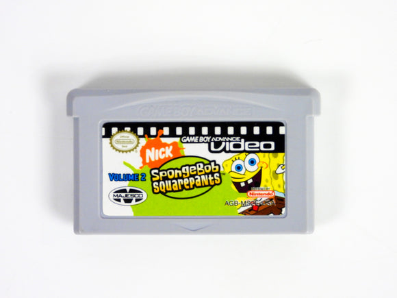 GBA Video SpongeBob SquarePants Volume 2 (Game Boy Advance / GBA)