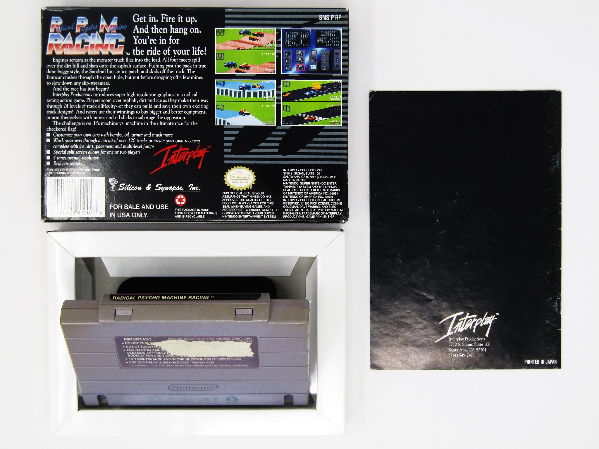 Rpm Racing Nintendo Radical Psycho Machine RPM Racing (Super Nintendo / SNES) – Retro MTL