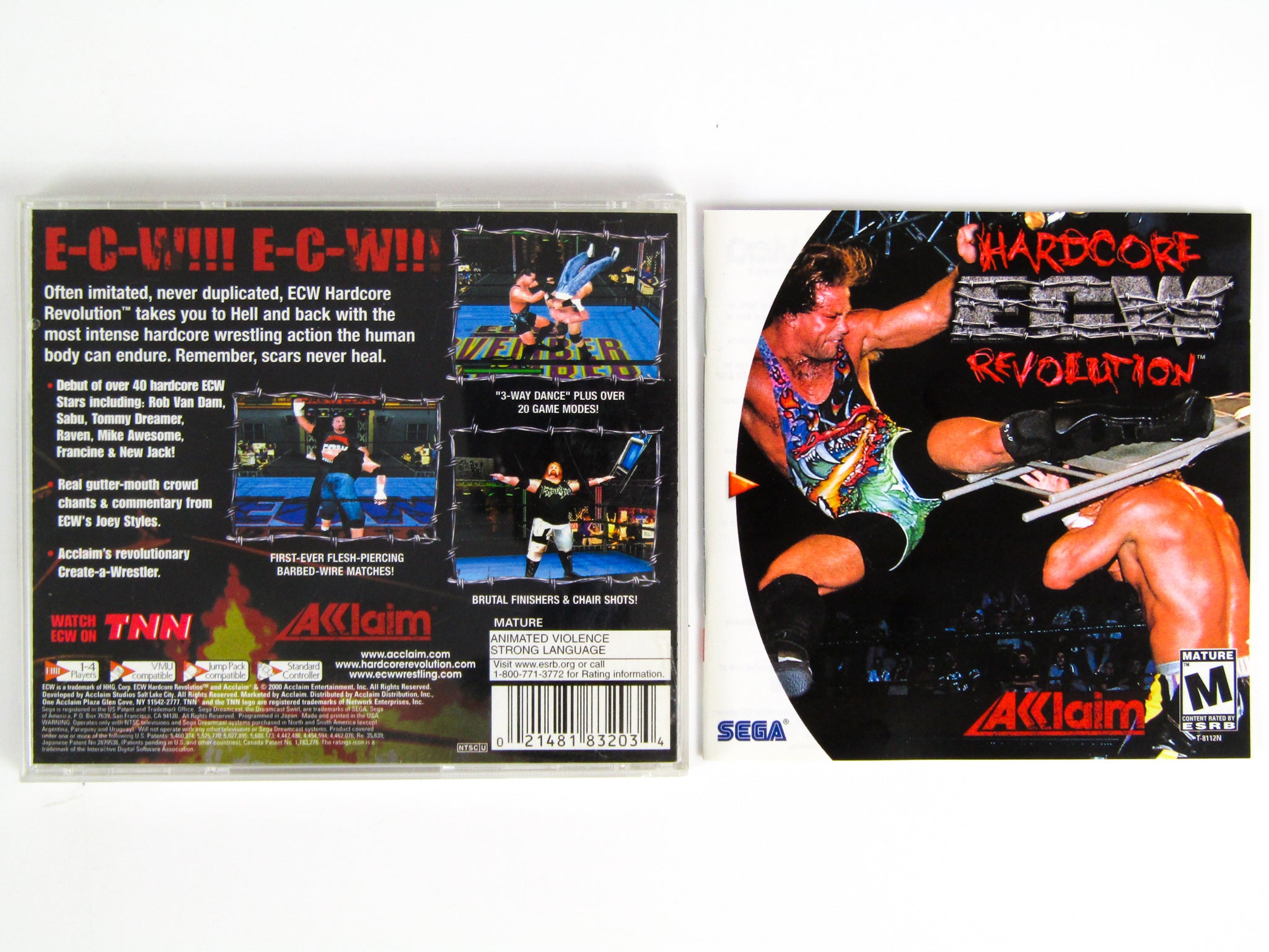 HARDCORE ECW REVOLUTION Dreamcast EUR 15,00 - FR HARDCORE ECW REVOLUTION Dreamcast EUR 15,00 - FR