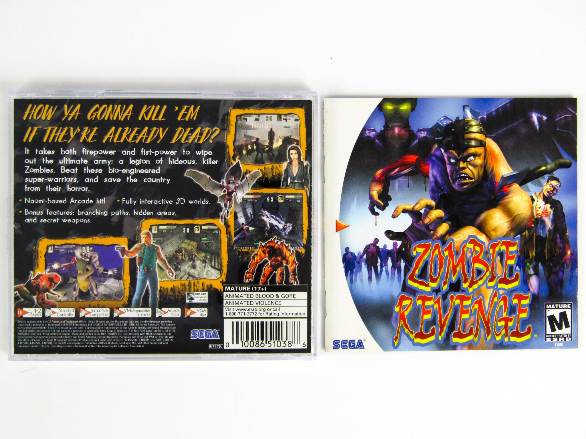 Zombie Revenge für Dreamcast (Gebraucht) in Watt für CHF 40 - mit Zombie Revenge für Dreamcast (Gebraucht) in Watt für CHF 40 - mit
