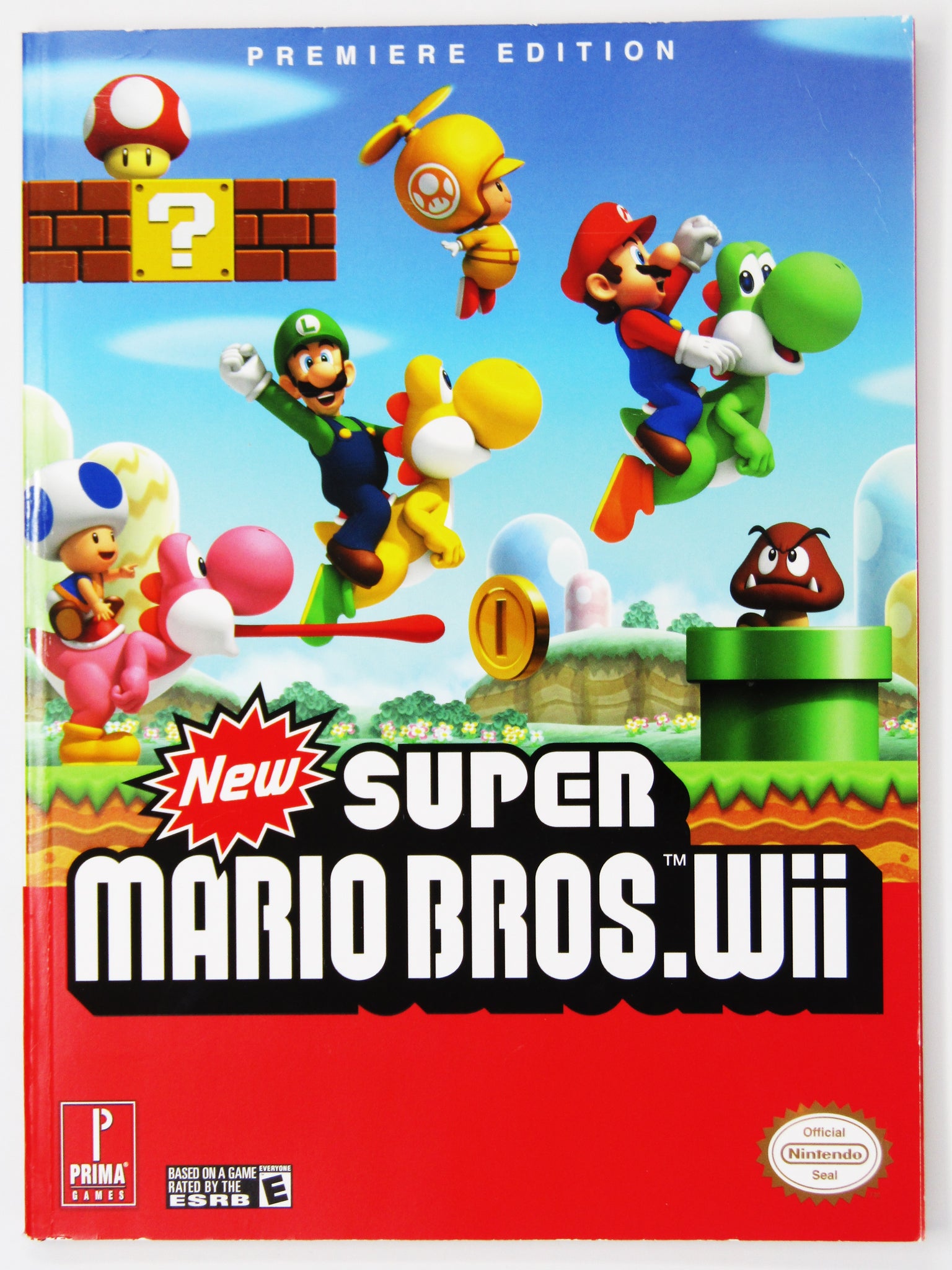New Super Mario Bros Wii Prima Official Game Guide Premier Edition Nintendo  Wii