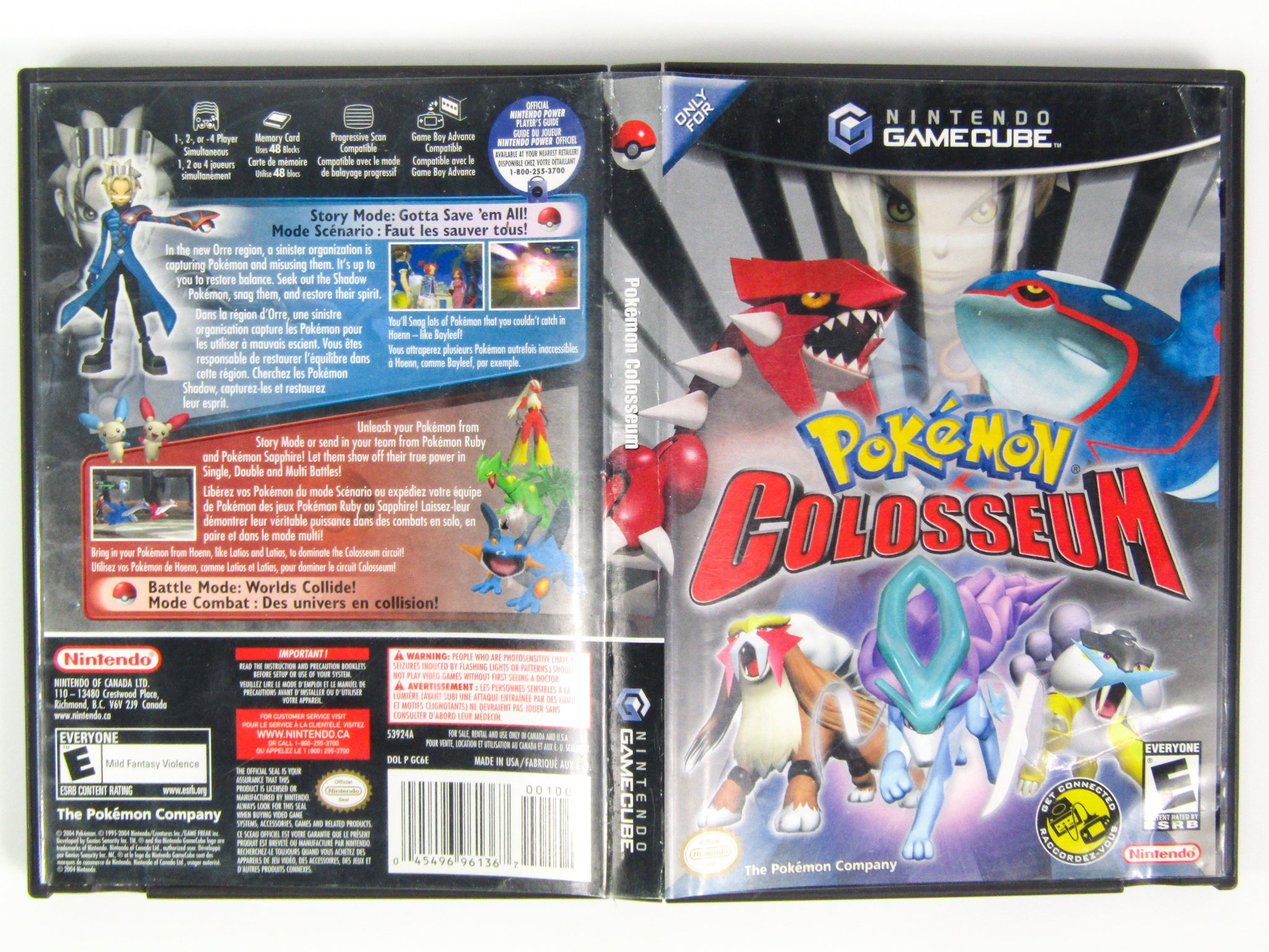 Carte mémoire officielle Gamecube Pokémon colosseum occasion - Retro Game  Place