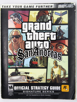 Grand Theft Auto San Andreas [Signature Series] [Brady Games] (Game Guide)