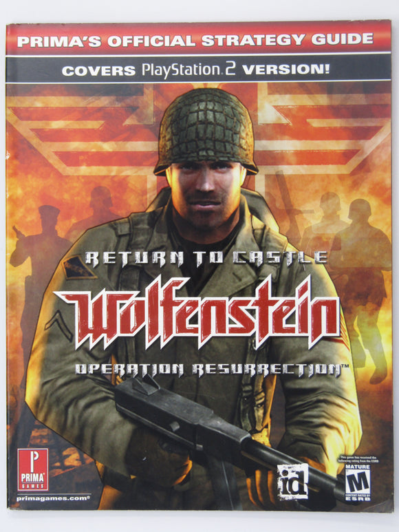 Return To Castle Wolfenstein Operation Resurrection [Prima Games] (Game Guide)
