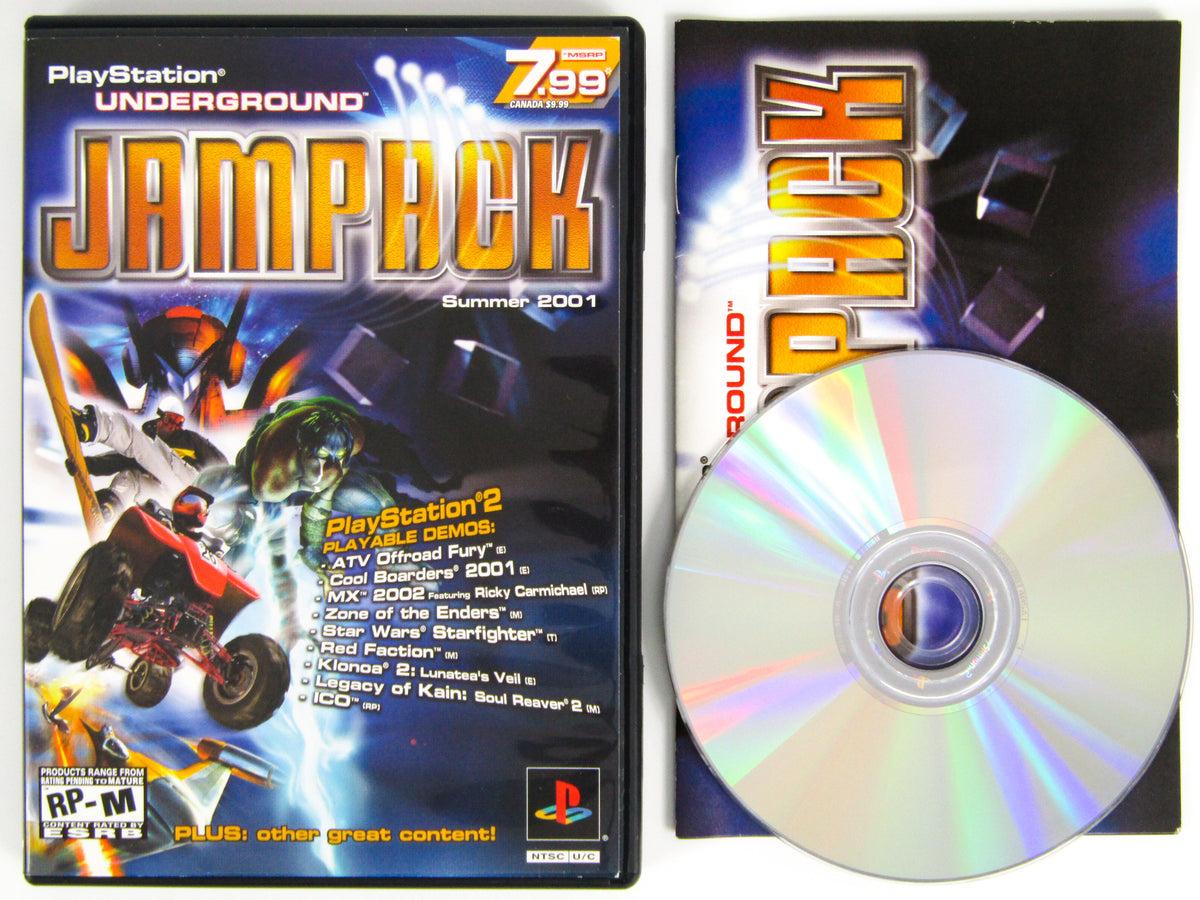 PlayStation Underground Jampack Summer 2001 (PlayStation 2 / PS2 ...