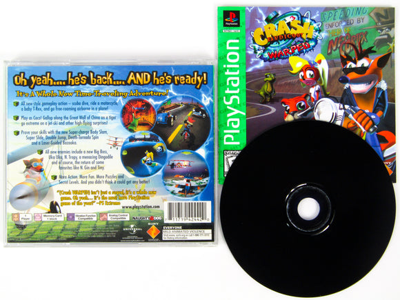 Crash Bandicoot Warped [Greatest Hits] (Playstation / PS1)