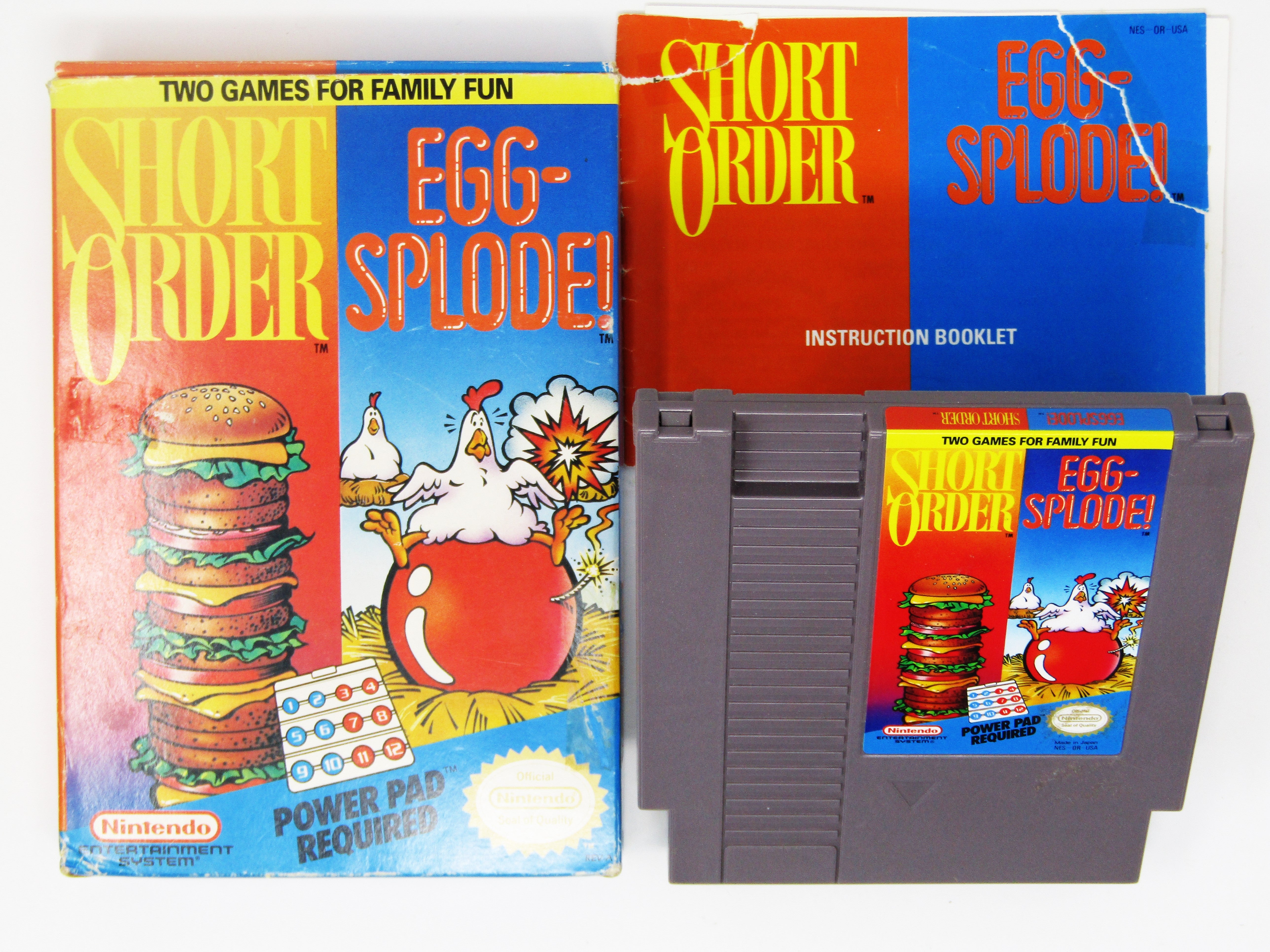 Short Order/Eggsplode (Nintendo / NES) – Retro MTL