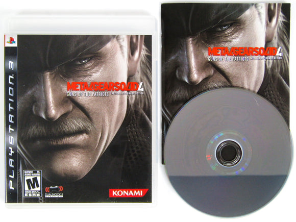 Metal Gear Solid 4 Guns Of The Patriots (Playstation 3 / PS3)