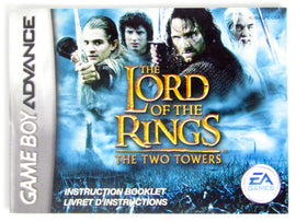 Lord Of The Rings Two Towers [Manual] (Nintendo Game Boy Advance / GBA)