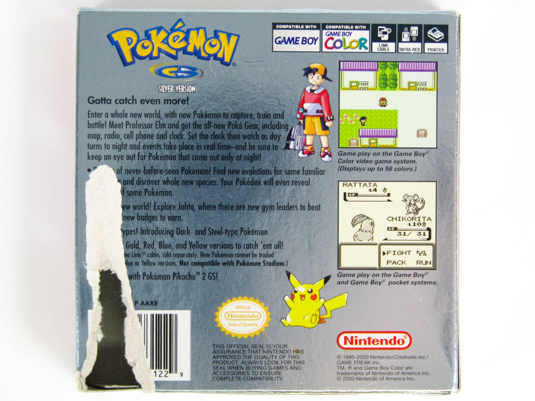 Pokemon Silver (Game Boy Color) – Retro MTL