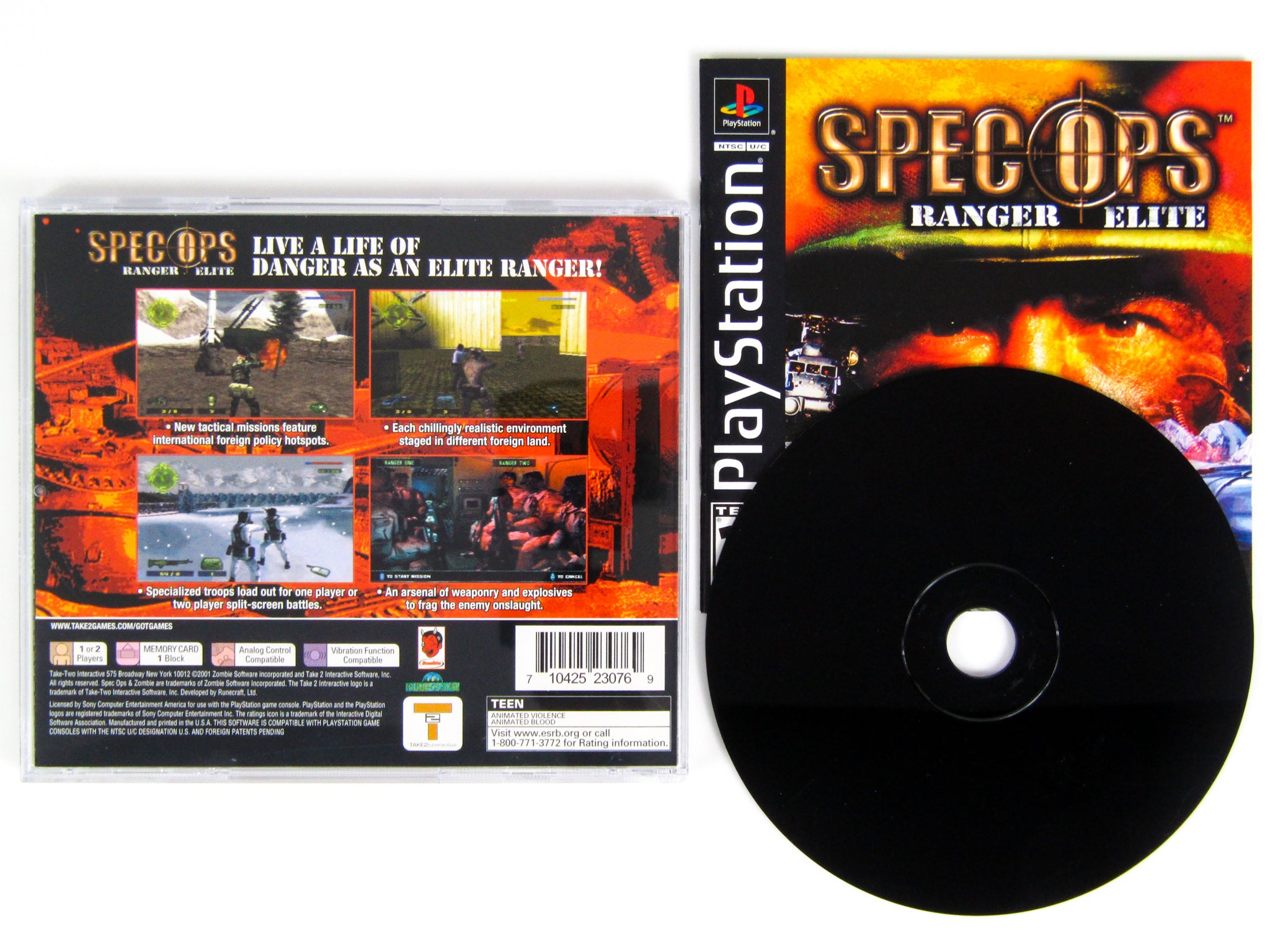 Psy Ops Ranger Spec Ops Ranger Elite (Playstation / PS1) – RetroMTL