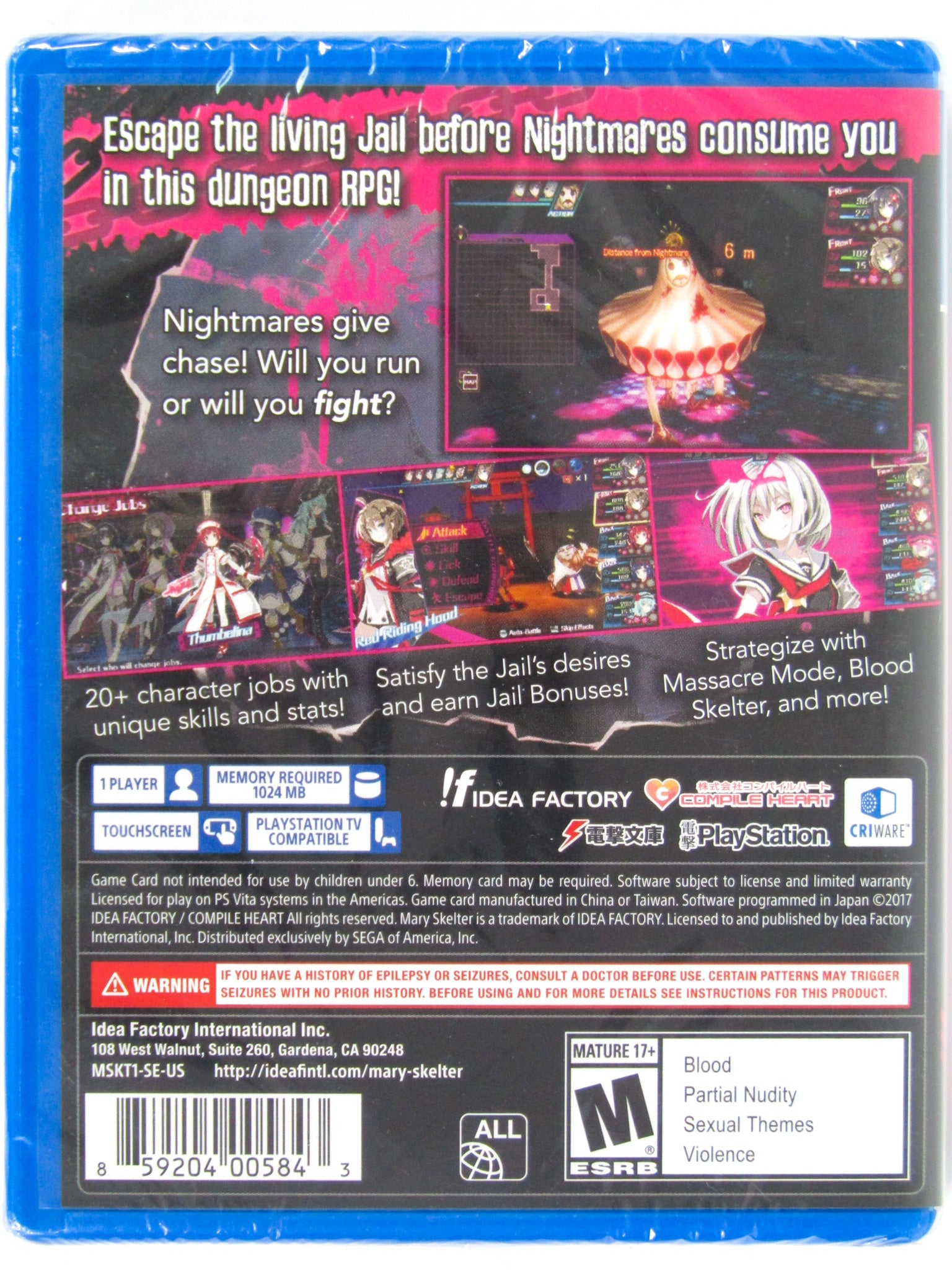 Mary Skelter: Nightmares For Sony PS Vita popular