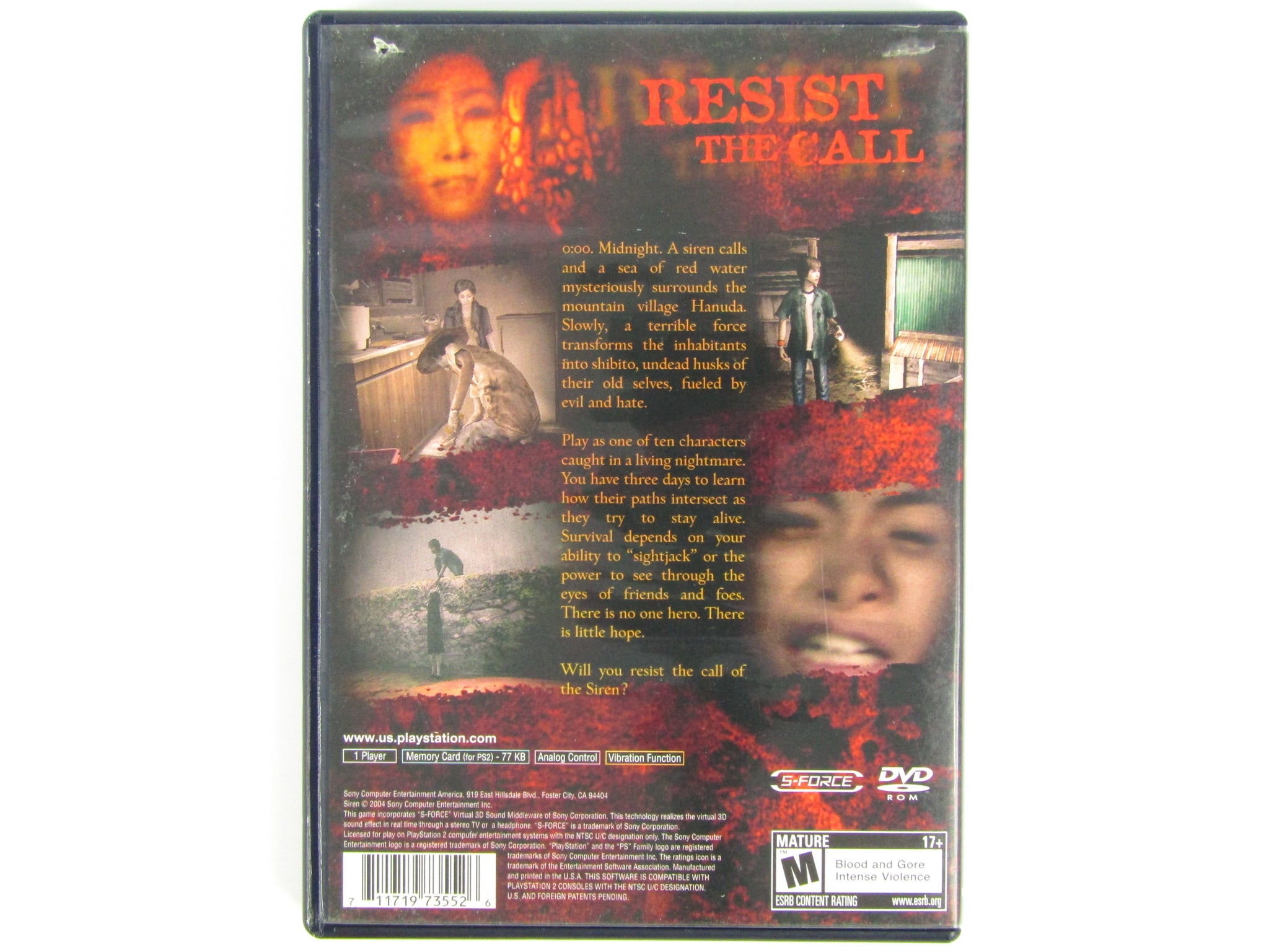 Siren (Playstation 2 / PS2) - RetroMTL