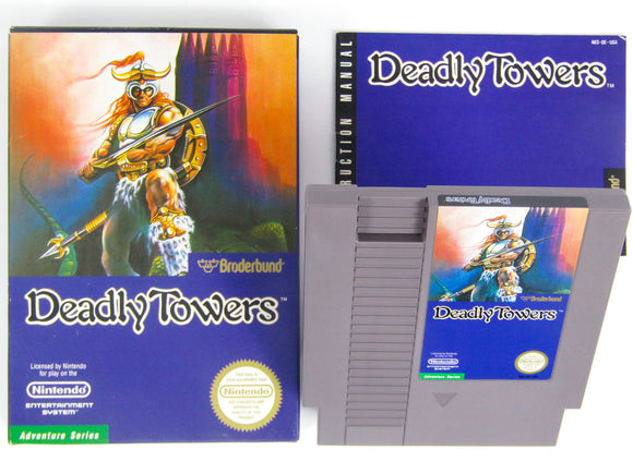 Deadly Towers [5 Screw] (Nintendo / NES)
