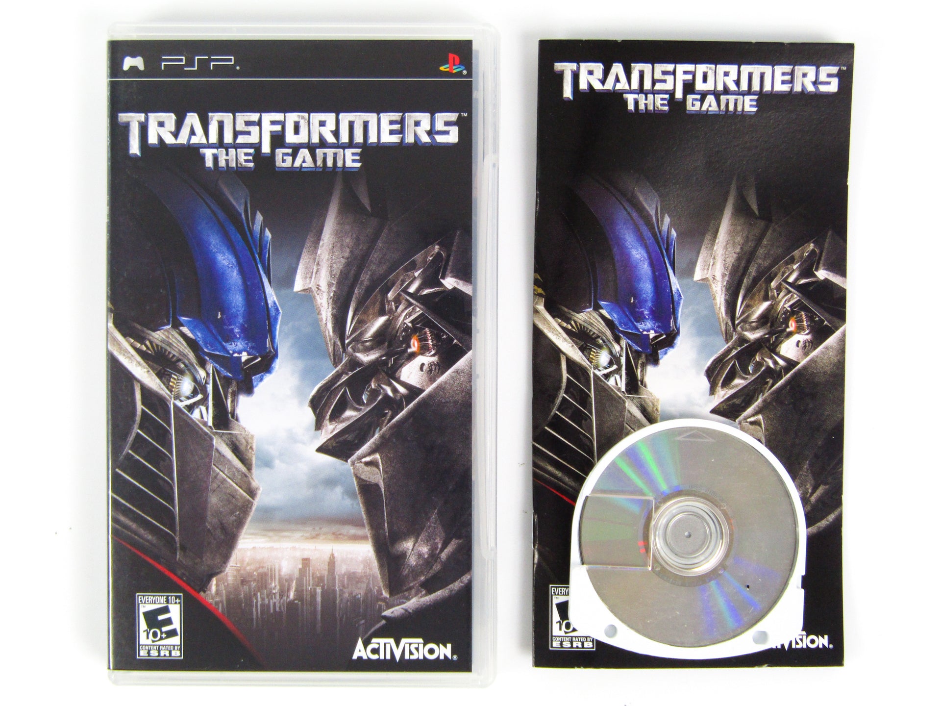 Jeu Sony PSP – Transformers : Le Jeu, PAL, Français, Complet Et Bon état