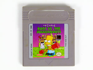 The Simpsons Bart vs the Juggernauts (Game Boy)