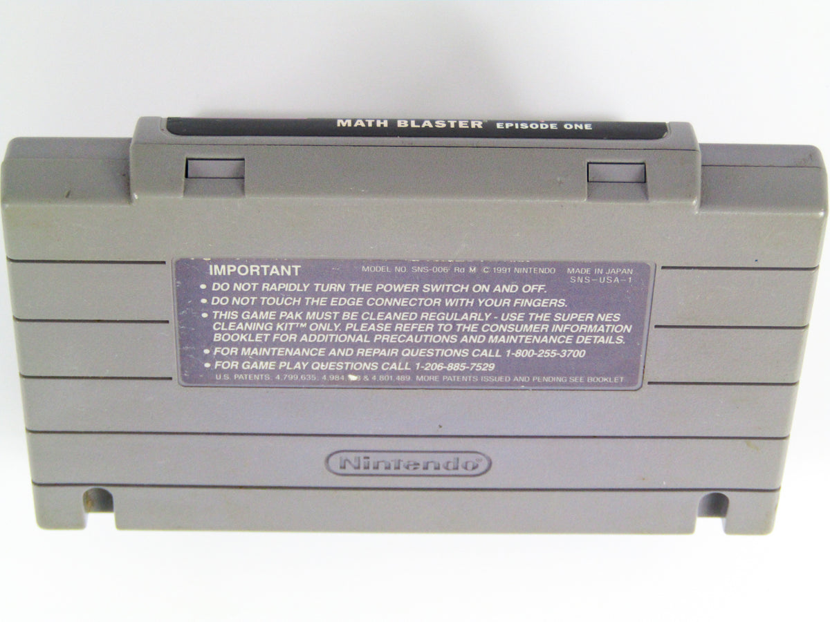 Math Blaster Episode 1 (Super Nintendo / SNES) – RetroMTL
