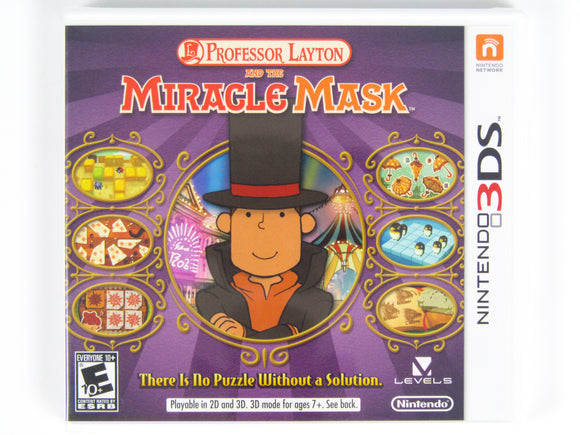 Professor Layton And The Miracle Mask (Nintendo 3DS)