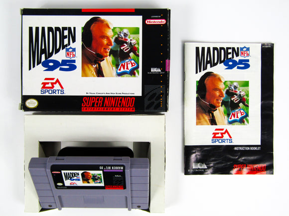 Madden NFL '95 (Super Nintendo / SNES)