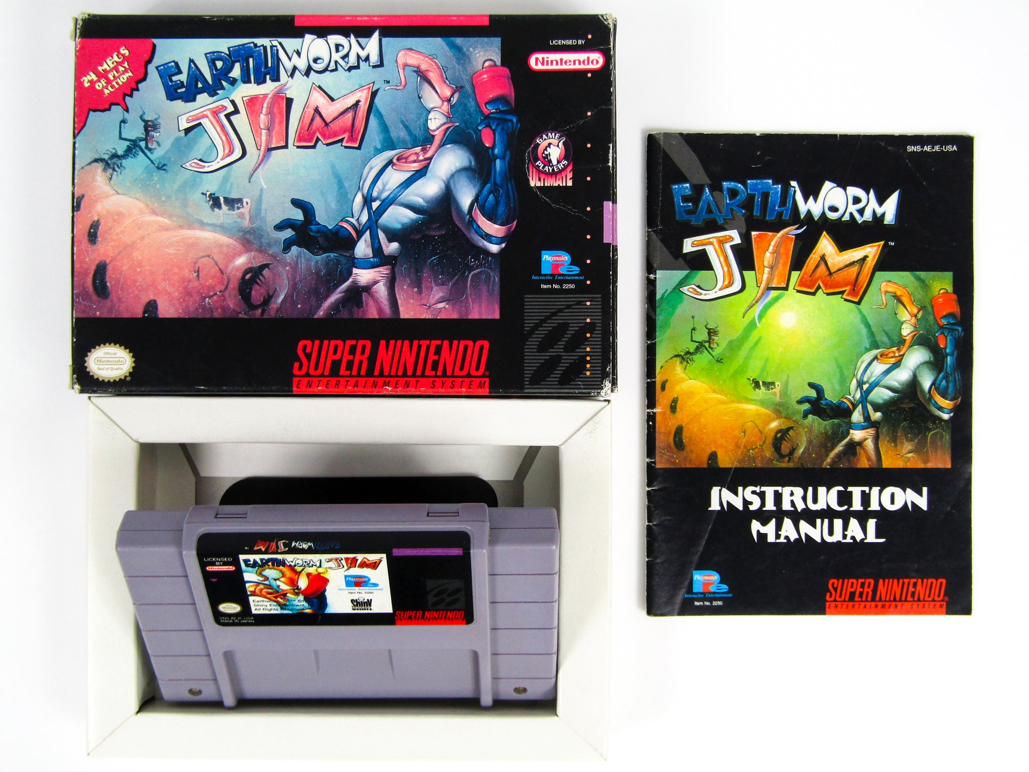 Jim Games Earthworm Jim (Super Nintendo / SNES) – Retro MTL