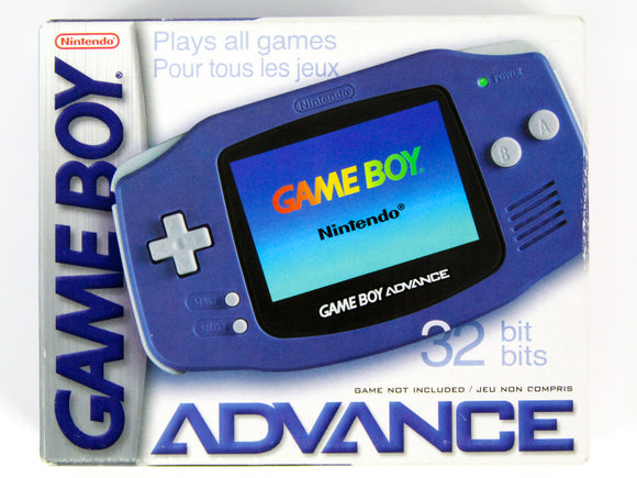 Indigo Game Boy Advance System [AGB-001] (Game Boy Advance / GBA)