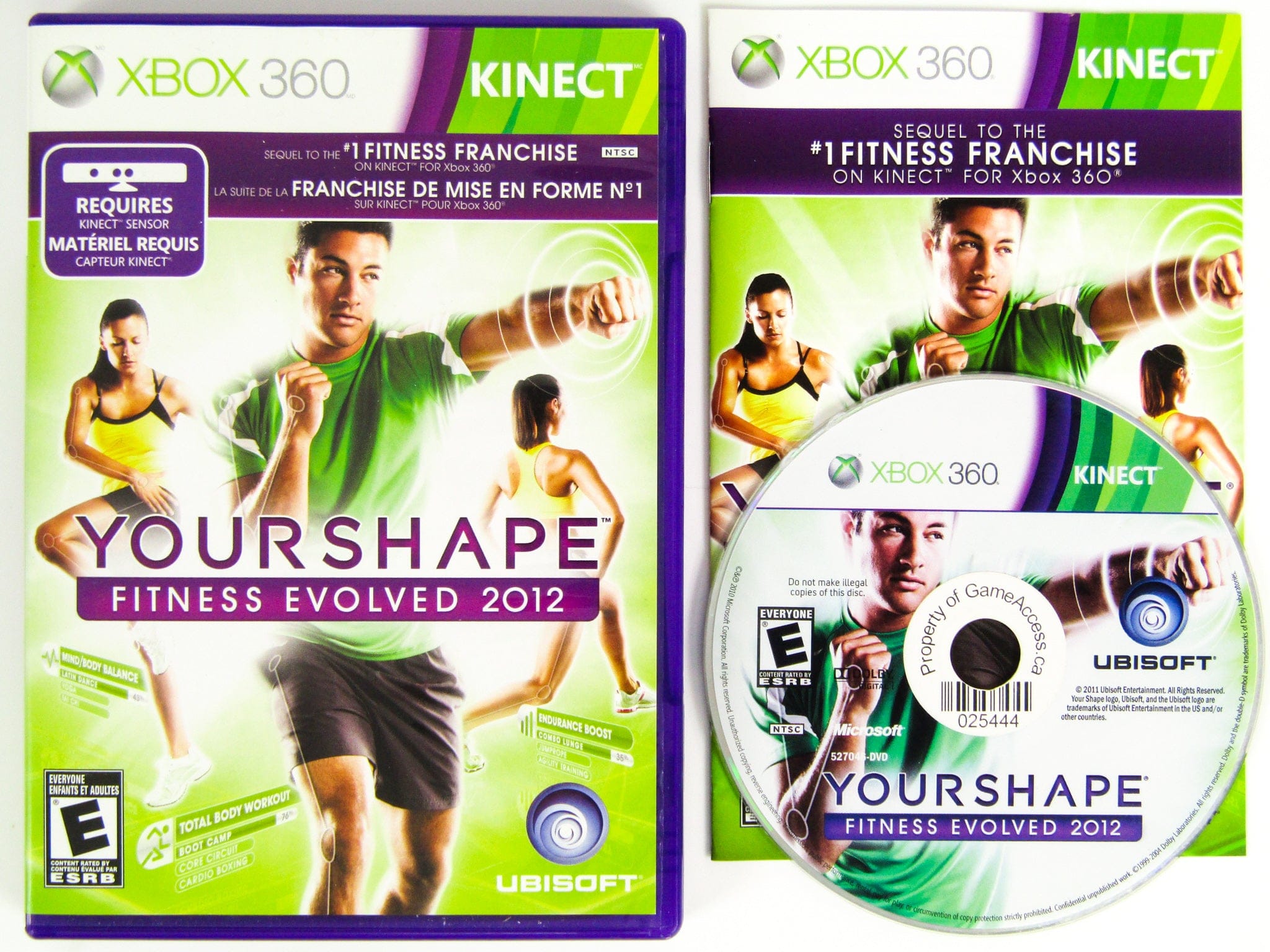 Your Shape Fitness Evolved - Microsoft Xbox 360 - Game Complete