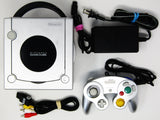 Nintendo GameCube System [DOL-101] Platinum with 1 Unofficial Controller