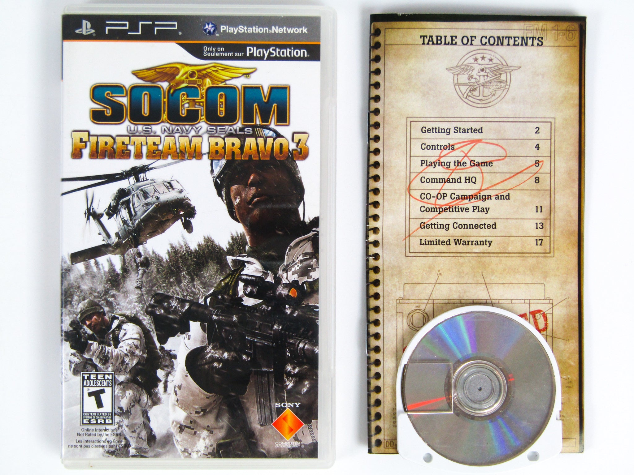 SOCOM US Navy Seals Fireteam Bravo 3, PSP