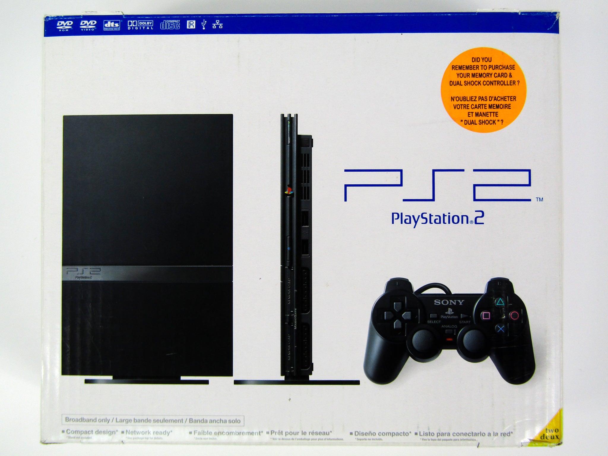 Orders PlayStation 2 Slim Console in Black