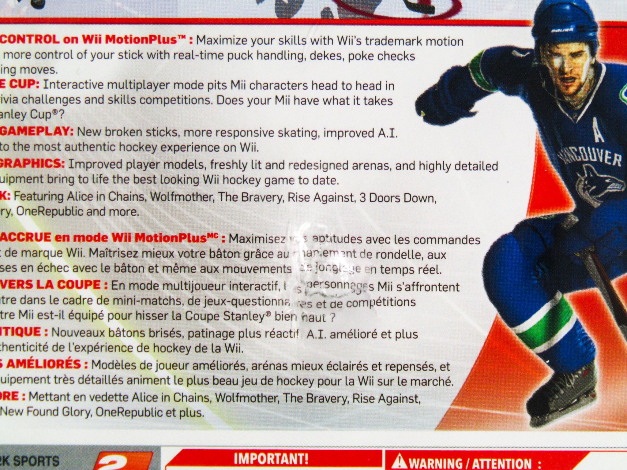  NHL 2K11 - Nintendo Wii : Video Games