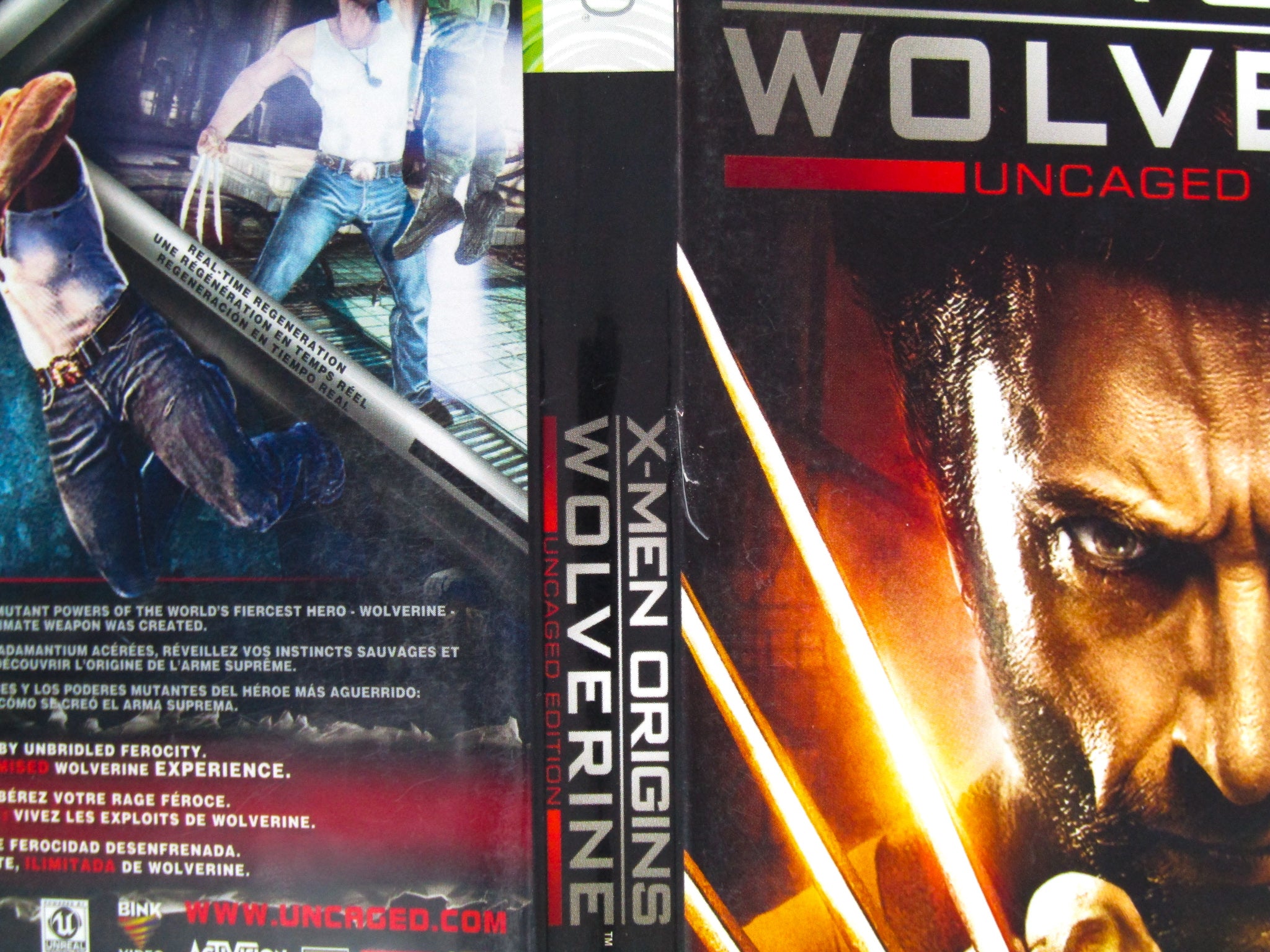 Shops Mint sealed xbox 360 wolverine uncaged