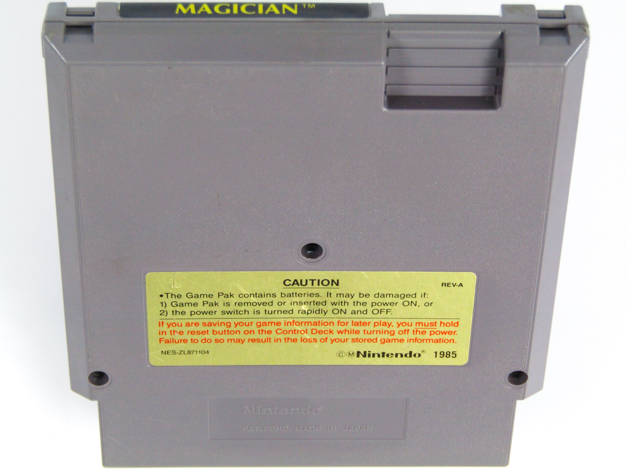 Magician (Nintendo / NES) – Retro MTL