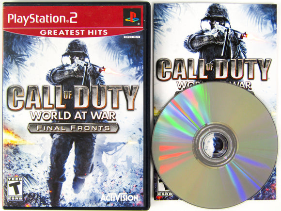 Call Of Duty World At War Final Fronts [Greatest Hits] (Playstation 2 / PS2)