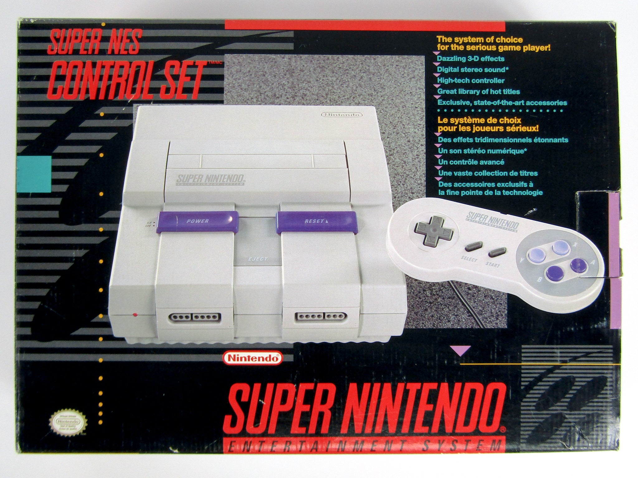 Super Nintendo Control Set System (SNES) – Retro MTL