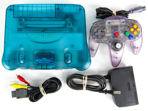 Nintendo 64 System Funtastic Ice Blue with Atomic Purple Controller (N64)