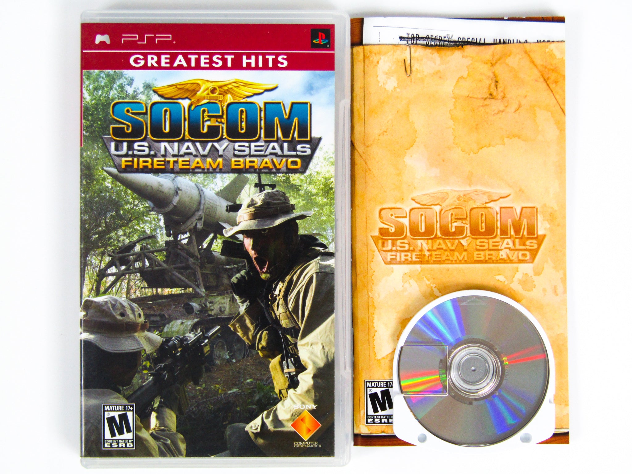 SOCOM US Navy Seals Fireteam Bravo [Greatest Hits] (Playstation Portab –  RetroMTL