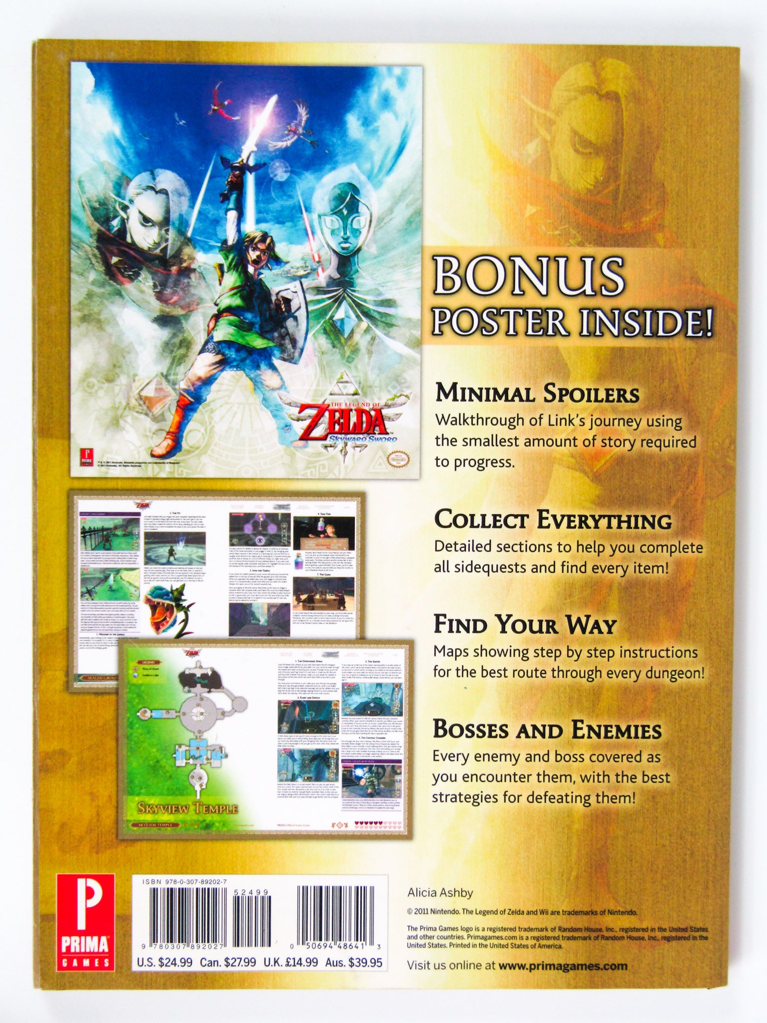 Zelda Skyward Sword buying Premeire Edition Official guide